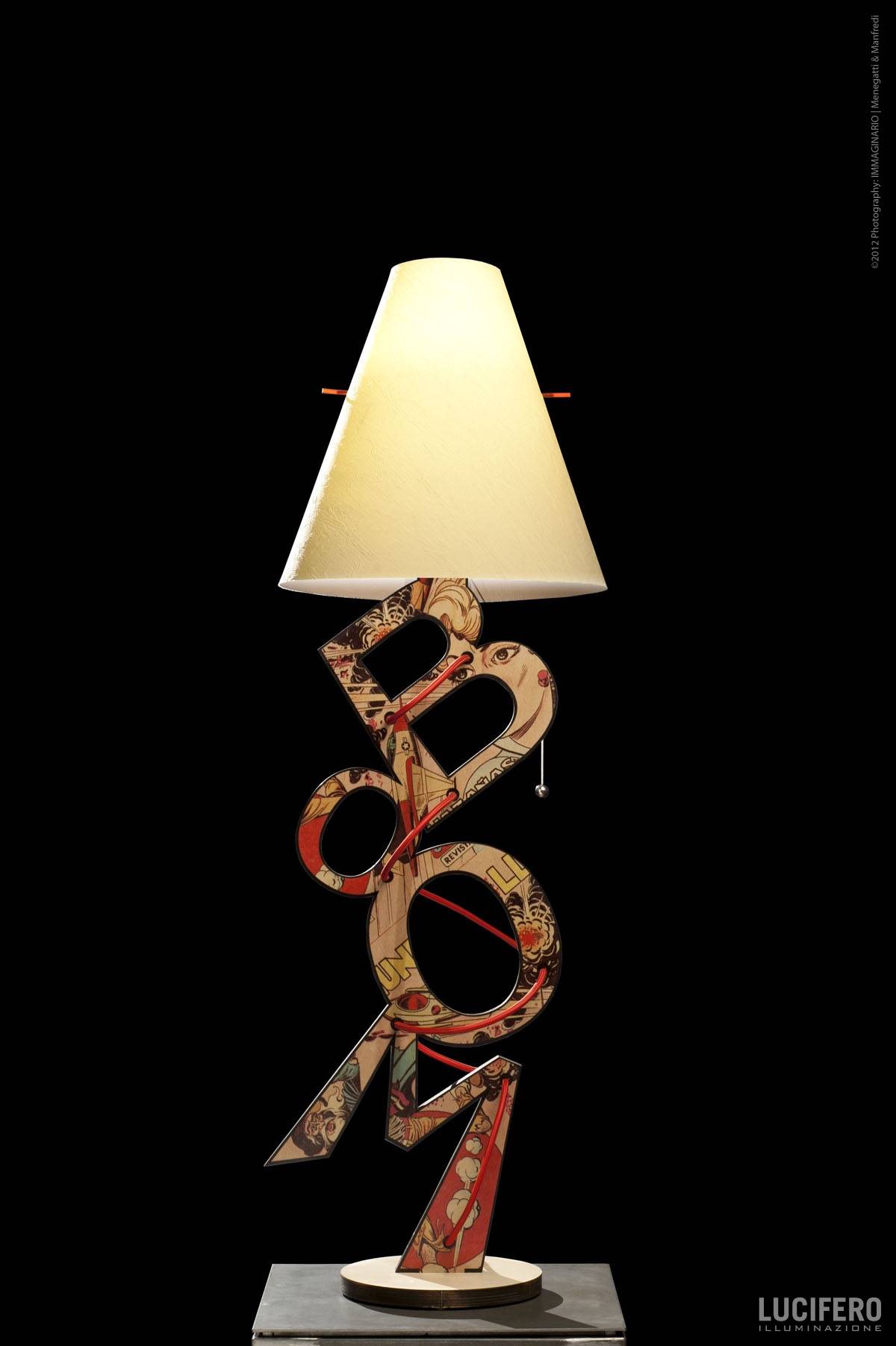 BOOM - Lampada da Tavolo - Collezione UpSet DeSign - Lucifero Illuminazione