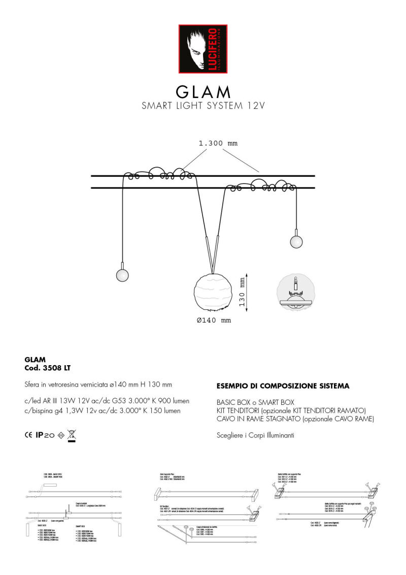 Glam | Smart Light System 12V | Lucifero Illuminazione