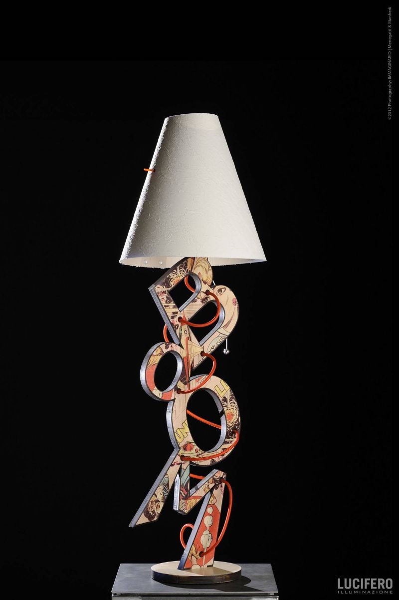BOOM -Lampada da Tavolo - Collezione UpSet DeSign - Lucifero Illuminazione
