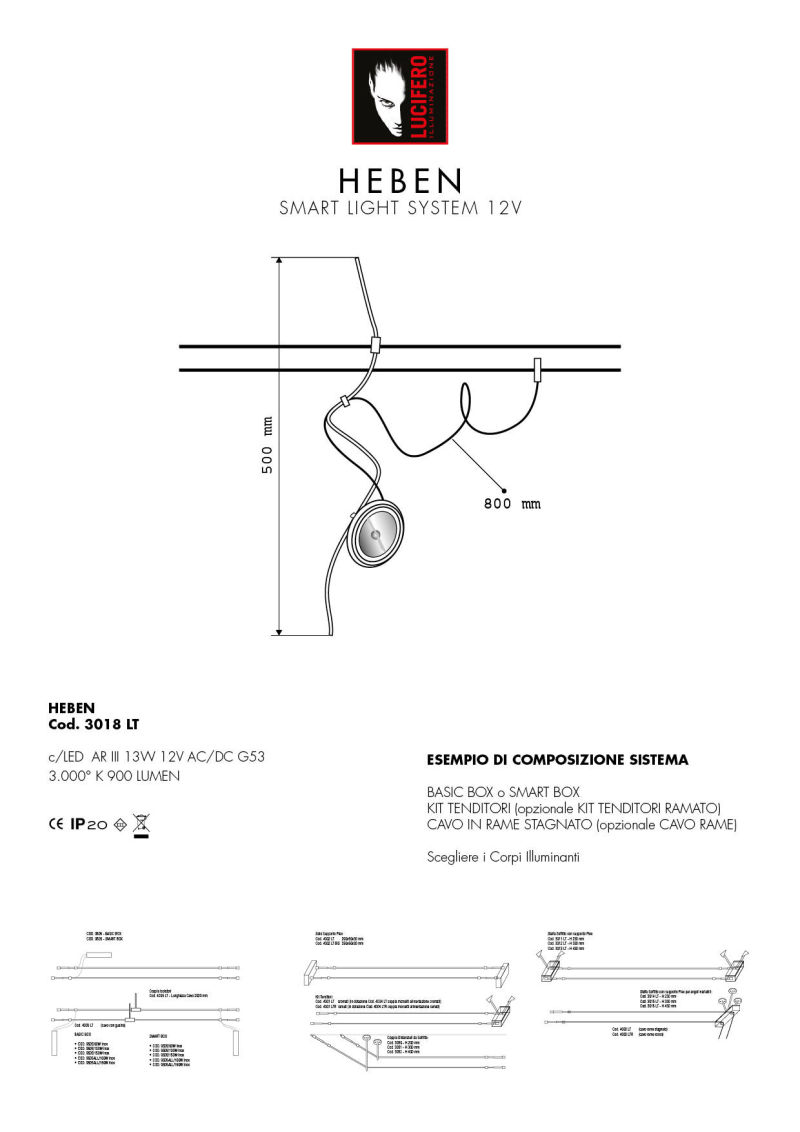 HEBEN | Smart Light System 12V LED | Lucifero Illuminazione