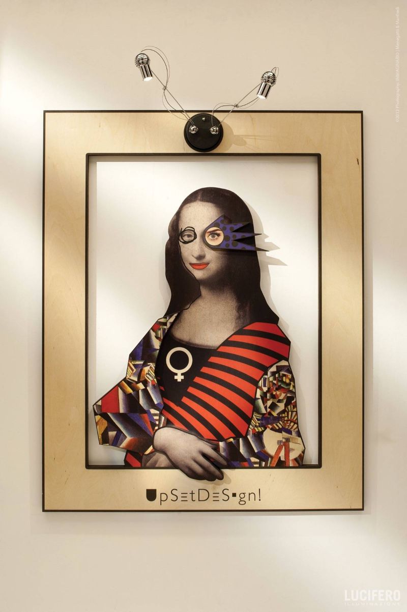 MONA LISA - Lampada da Parete - Collezione UpSet DeSign