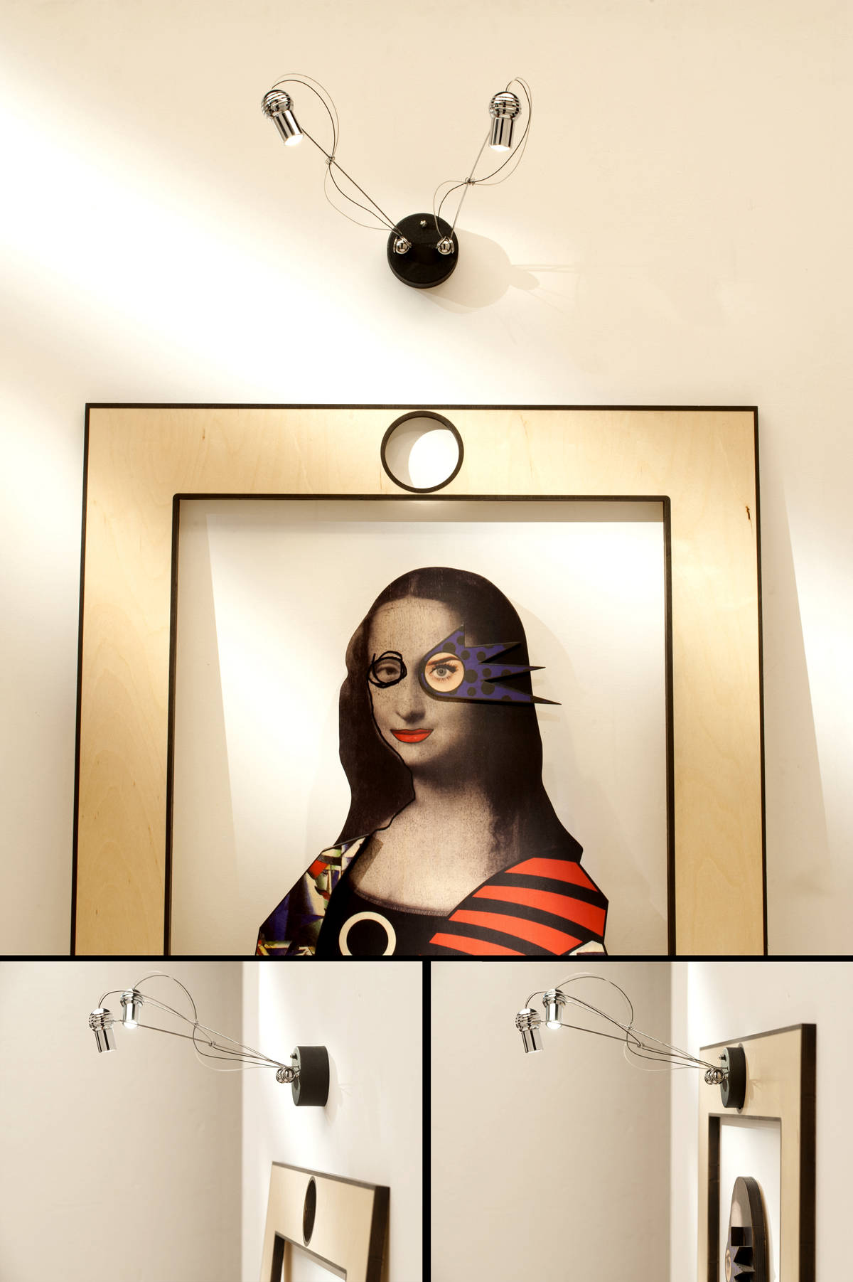 MONA LISA - Lampada da Parete - Collezione UpSet DeSign