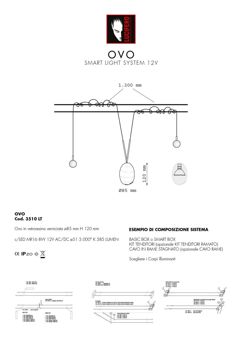 OVO | Smart Light System 12V LED | Lucifero Illuminazione