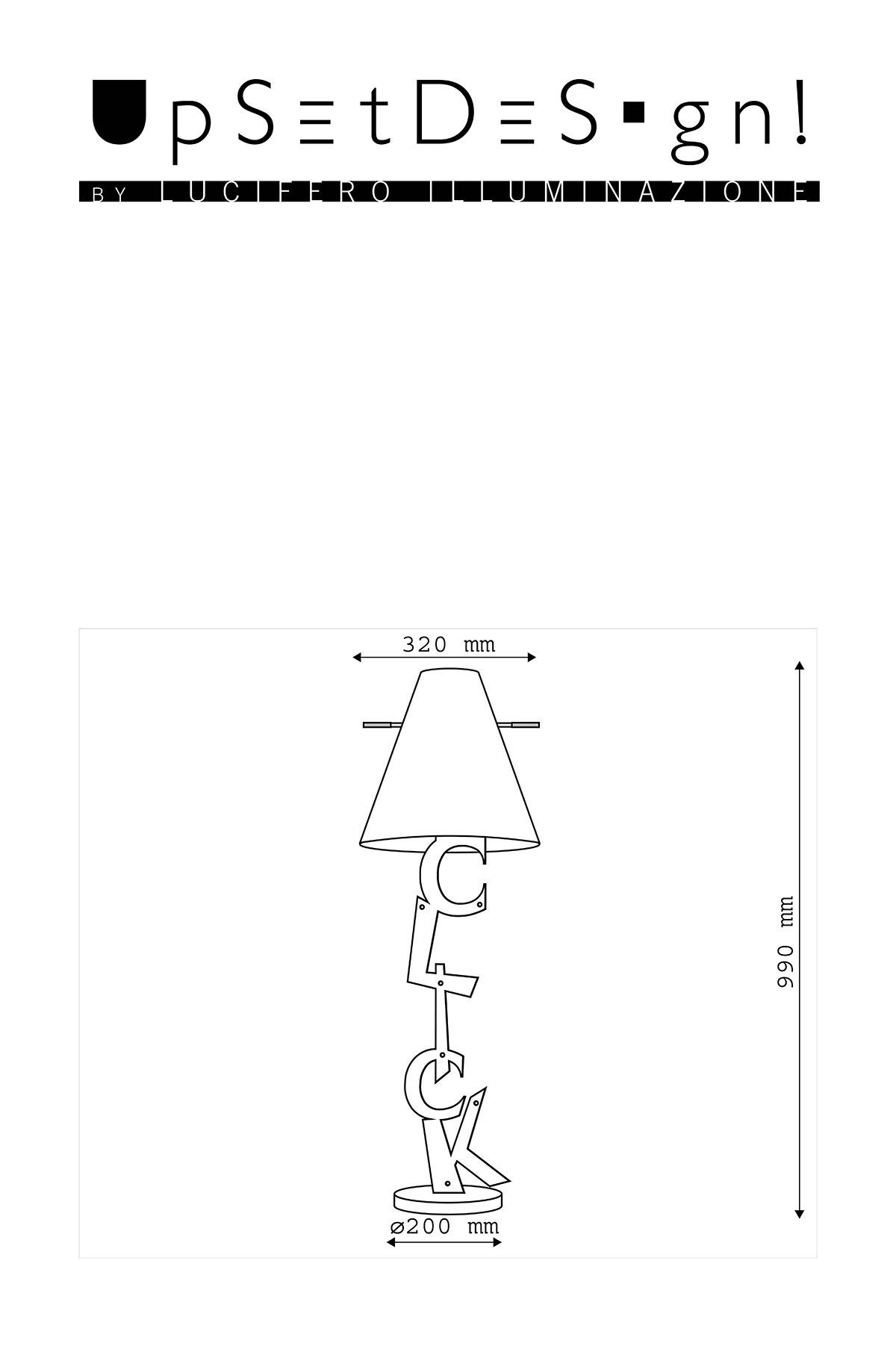 CLICK - Lampada da Tavolo - Collezione UpSet DeSign