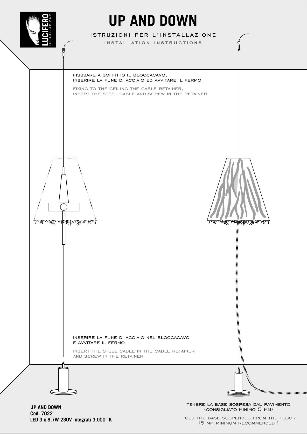 Up And Down | Lampada a Sospensione | Lucifero Illuminazione